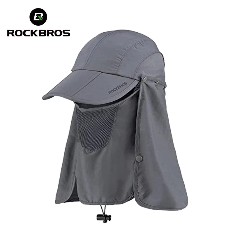 Mũ ROCKBROS chống nắng có tấm che mặt và cổ tháo rời được 360 độ chống muỗi gấp gọn lại được tiện lợi unisex chống tia uv hiệu quả