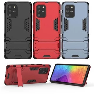 Ốp lưng Samsung Galaxy S10 Lite chống sốc Iron man có chân dựng máy