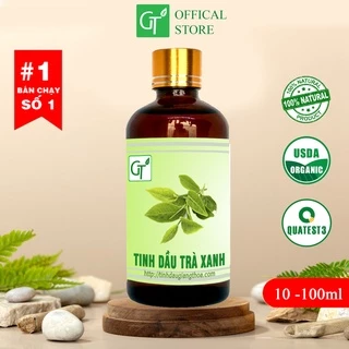 Tinh Dầu Trà Xanh GT 100ml Nguyên Chất 100% Tự Nhiên - Hàng Cao Cấp - Hương Thơm Nhẹ Nhàng, Dễ Chịu