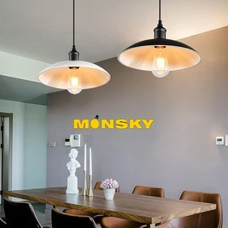 Đèn thả MONSKY treo trần trang trí bàn ăn, quán cafe, cửa hàng thời trang đẹp mắt dùng bóng LED Edision ST64