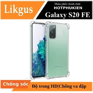 Ốp lưng chống sốc trong suốt Likgus Crashproof cho Samsung Galaxy S20 FE chống chịu mọi va đập - hotphukien phân phối