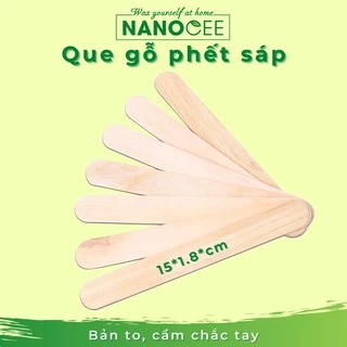 Que Gỗ Quét Sáp Wax Lông Nách, Tay Chân, Bikini - NANOCEE WAXING