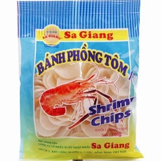 Bánh Phồng Tôm Sa Giang gói 100gr, bánh phồng rau củ Như Ngọc loại  ngon gói 170gr