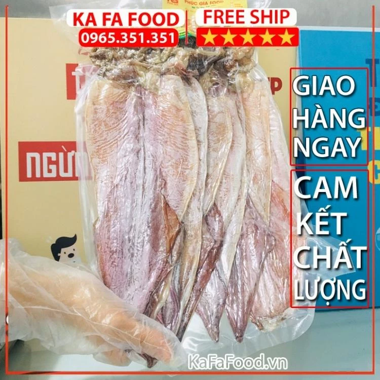 Mực Khô câu loại to ngon ở hà nội giá rẻ nhất size 12 đến 15 con 1kg hàng cô tô cát bà vân đồn