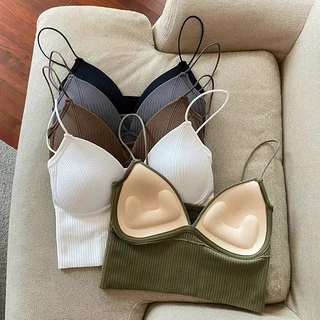 Bra Nữ Tăm 2 Dây Mảnh Co Giãn Mềm Mịn Siêu Sexy 1833.