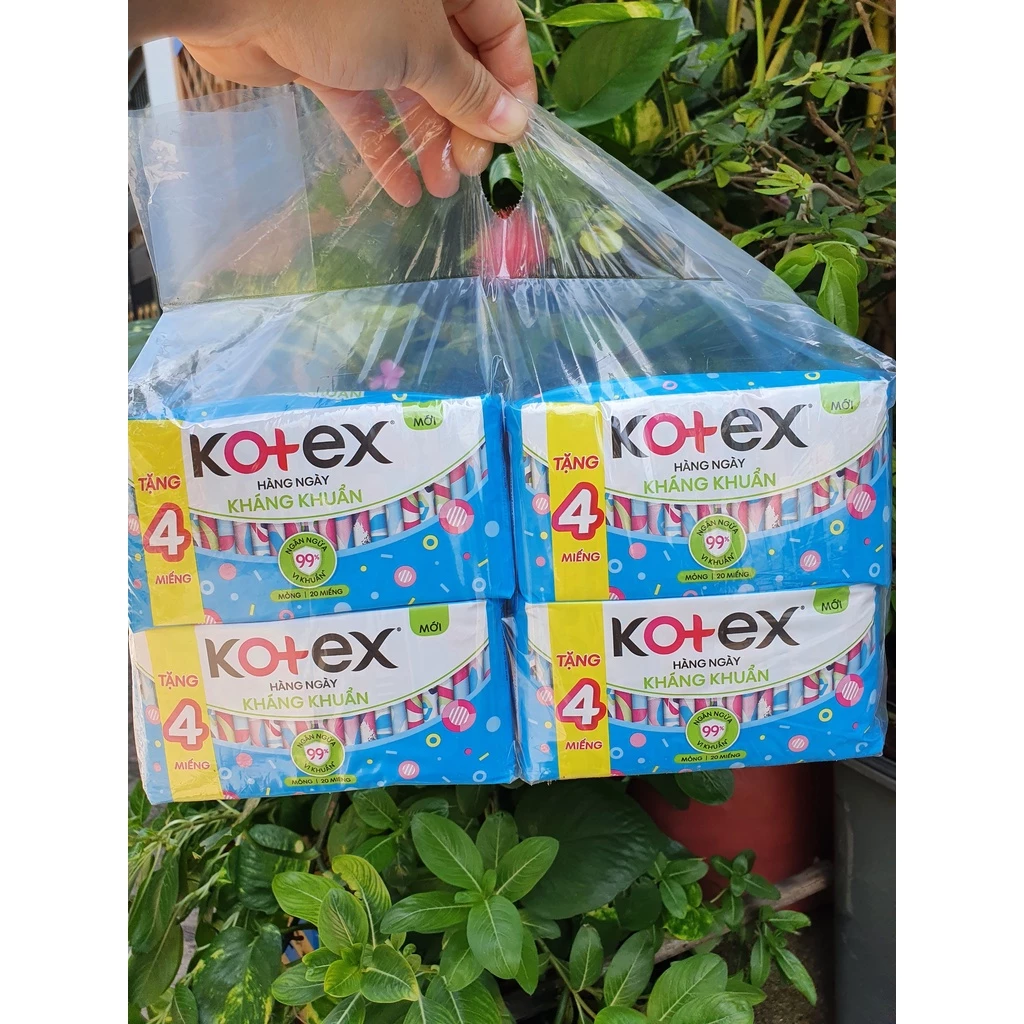 Băng vệ sinh Kotex hàng ngày - gói 20 miếng