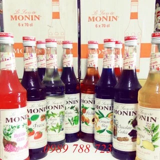 Siro Monin đủ mùi vị chai 700ml