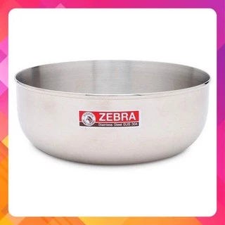 Thố-Bát Inox 18cm Zebra Thái Lan Chính Hãng