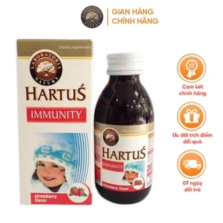 Siro Hartus Immunity 150ml - Tăng sức đề kháng cho bé, hỗ trợ miễn dịch khỏe mạnh