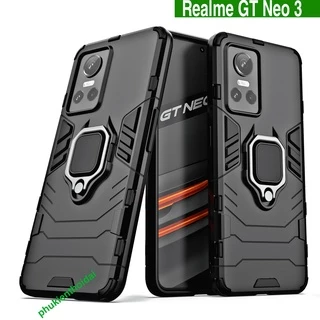 Ốp lưng Realme GT Neo 3 / Neo 5 / Neo 5 5G Iron Man Iring chống sốc giá đỡ mặt lưng xem phim siêu bền