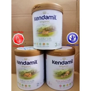 [MẪU MỚI] Sữa Kendamil Organic Số 1, 2 ,3 Lon 800g