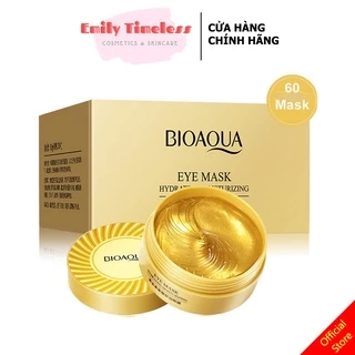 [HỘP LỚN 60 MIẾNG] Nạ Mắt BIOAQUA Collagen Vàng 24K Hỗ Trợ Giảm Thâm Bọng Mắt Dưỡng Trắng Căng Mịn Da Vùng Mắt