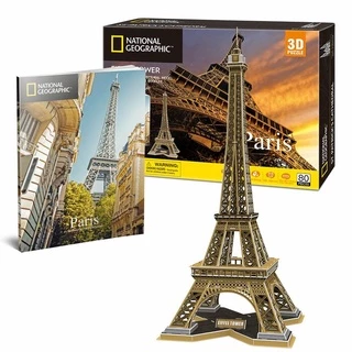 Mô hình giấy 3D CubicFun - Tháp Eiffel - Pháp DS0998h/L091h