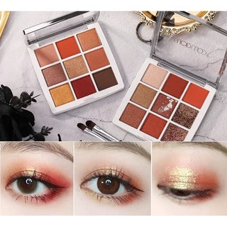 Bảng Phấn mắt Nhũ Lì 9 ô WODWOD STAR Eyeshadow W731