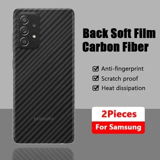 （2 miếng）Dán Lưng Điện Thoại Cacbon Chống Vân Tay cho Samsung Galaxy A10 A20 A30 A50 A70 A01 A02 A03 A04 A05 A11 A31 A51 A71 A12 A22 A32 A42 A52 A72 A13 A23 A33 A53 A73 A14 A24 A34 A54 A15 A25 A35 A55