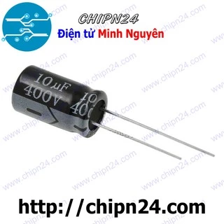 [5 CON] (G41.6) Tụ hóa 10uF 400V (10x17mm)