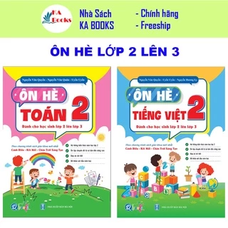 Sách - Combo Ôn Hè Toán và Tiếng Việt 2 - Chương Trình Mới - Dành cho học sinh lớp 2 lên 3 (2 cuốn)