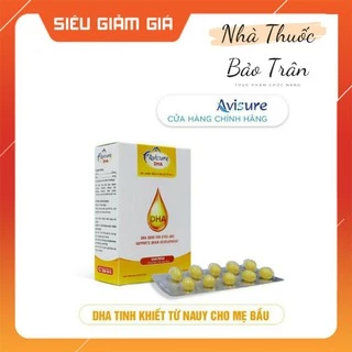 AVISURE DHA -DHA tinh chất từ Nauy cho mẹ bầu, giúp bé phát triển não bộ và thị giác