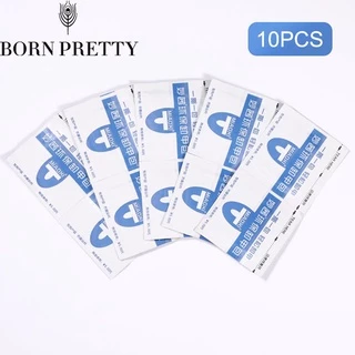 BORN PRETTY Set 10 miếng giấy tẩy sơn móng tay tiện lợi