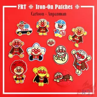 Sticker Ủi Thêu Hình Anpanman Dễ Thương