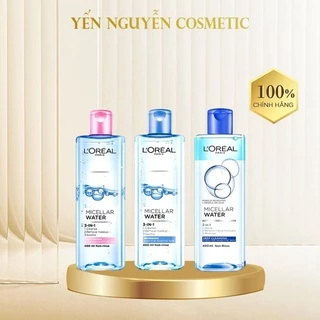 Nước tẩy trang Loreal Paris 3-in-1 Micellar Water 95ml - 400ml