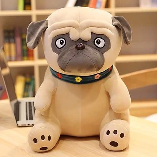 Thú bông CHÓ PUG - CHÓ MẶT XỆ - 55CM - CHẤT MỀM, MỊN, SIÊU XỊN SÒ