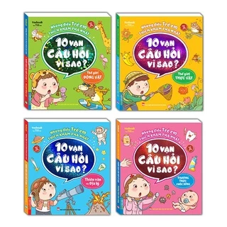 Sách - Combo 4 cuốn Những điều trẻ em thích khám phá nhất - 10 vạn câu hỏi vì sao?