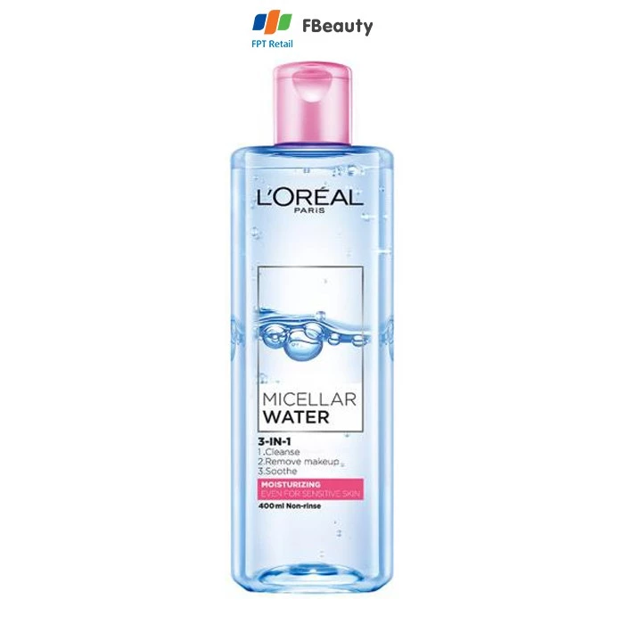 Nước Tẩy Trang Dưỡng Ẩm 3-in-1 L'Oreal Paris Micellar Water Moisturizing 400ml