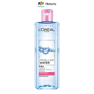 Nước Tẩy Trang Dưỡng Ẩm 3-in-1 L'Oreal Paris Micellar Water Moisturizing 400ml