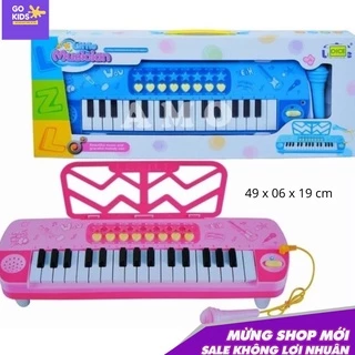 (Sỉ) Đồ Chơi Đàn Piano Cho Bé, Đàn Ocgan Kèm Mic Cho Bé, Có Đèn Nhạc, Chuẩn Âm