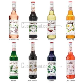 Sirô Monin Đầy Đủ Mùi chai 700ml (Cherry kèm quà tặng)