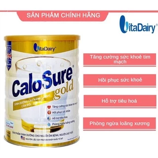Sữa bột Calosure gold ít đường 900g,có và không quà