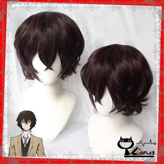 [Sẵn] Wig/tóc giả cosplay Dazai - Bầy chó hoang - Bungo no stray dogs màu nâu đen [Miu Cosplay]