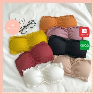 Áo bra quây ngang vải cotton, brallte 4 chiều siêu co dãn, đồ lót nội y siêu cute, AB039 Queennga