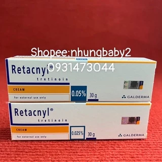 Retacnyl 0,025% 0,05% giảm mụn chống lão hoá