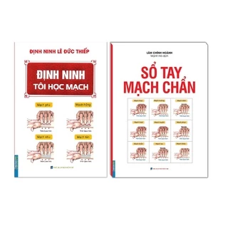 Sách Combo 2 cuốn : Định Ninh Tôi Học Mạch ( tái bản 2020 ) +Sổ tay mạch chẩn (mềm) mt