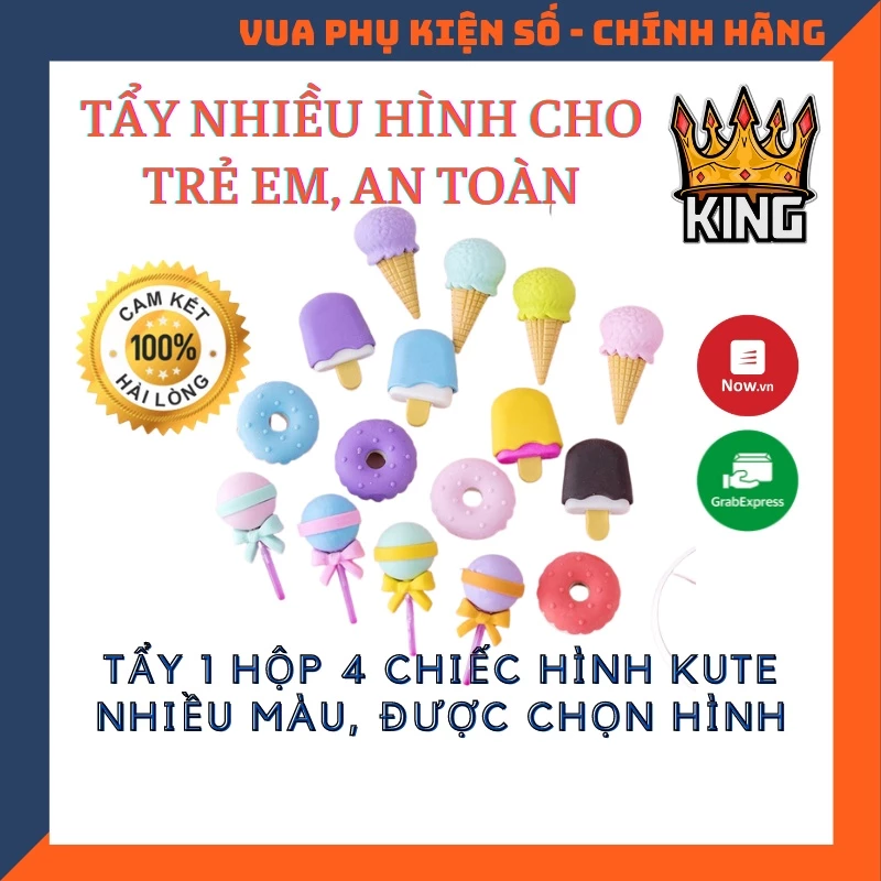 Tẩy các hình kute dễ thương cho các bé 😍😍😍