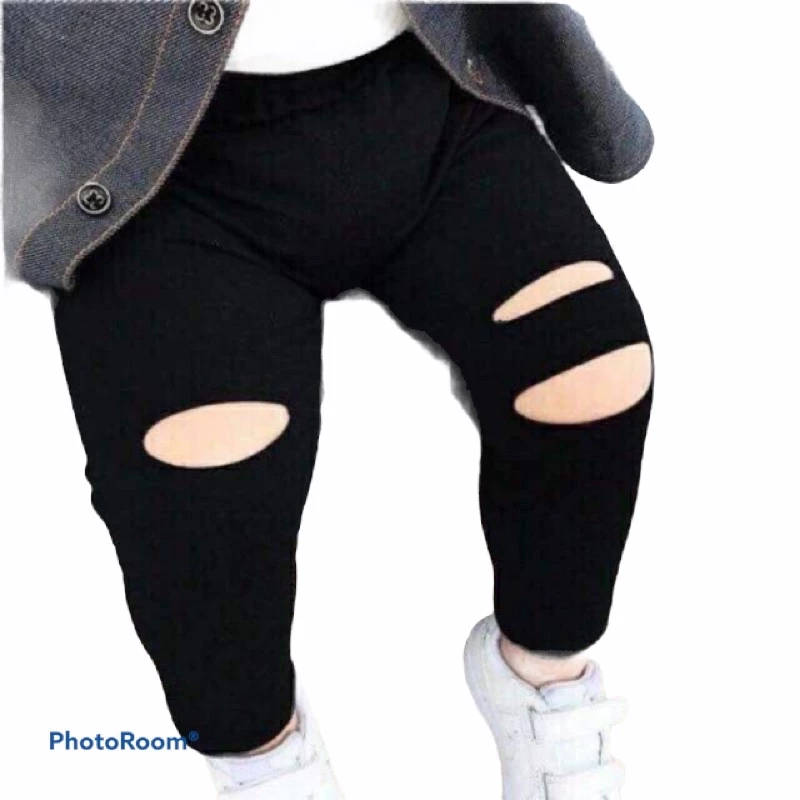 QUẦN RÁCH GỐI LEGGING (CHẤT THUN) SÀNH ĐIỆU CHO BÉ TRAI BÉ GÁI