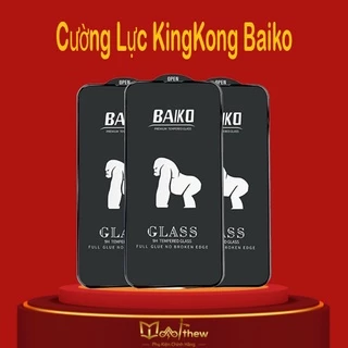 Cường Lực Full Màn Cao Cấp BAIKO KINGKONG Dành Cho IP7Plus/8Plus/X/Xr/Xsmax/11/11Promax/12/12Promax/13/13Promax