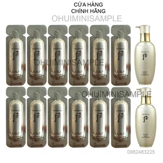 Gói sữa rửa mặt Whoo tái sinh, chống lão hóa Whoo Radiant Cleansing Foam.