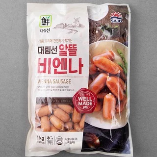 Xúc xích Hàn Quốc mini gói 1kg (giao tại Sài Gòn)