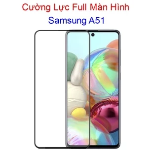 (F24) Miếng Dán Cường Lực Samsung A51 Full Màn Hình