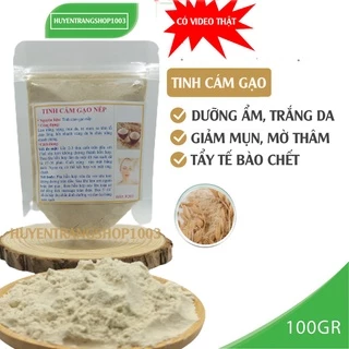100g cám gạo nếp đắp mặt làm đẹp trắng da (có giấy đăng kí kinh doanh và VSATTP )
