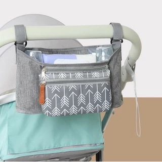 Túi đựng đồ nhiều ngăn treo xe đẩy em bé tiện lợi