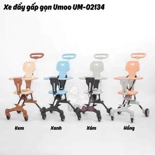 xe đẩy du lịch gấp gọn umoo 2 chiều cho bé