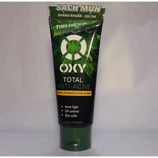 Sữa Rửa Mặt Oxy 100G (giảm mụn đỏ, hết thâm oxy total anti acne 100g)