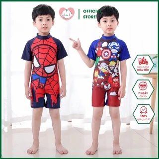 Đồ Bơi Liền Thân Họa Tiết Siêu Nhân Nhện Spider Man Ngộ Nghĩnh Đáng Yêu Cho Bé