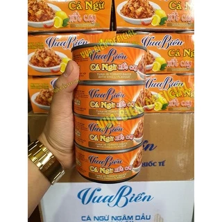 [HSD 2026] CÁ NGỪ XỐT CAY VUA BIỂN CHÍNH HÃNG 140g - TUNA IN TOMATO SAUCE WITH CHILLI FLAVOUR 140g