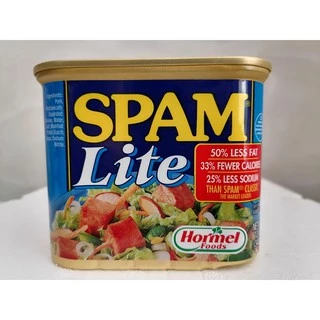 [340g - LITE] Thịt hộp vị truyền thống [USA] HORMEL SPAM Lite Luncheon Meat (ttdt-hk)