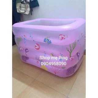 Bể bơi 4 tầng cao 72cm( kích thước 125x100x72cm)